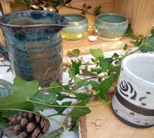 Pichet céramique et mug