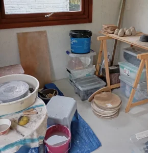 photo de l'intérieure de l'atelier d'Isabelle